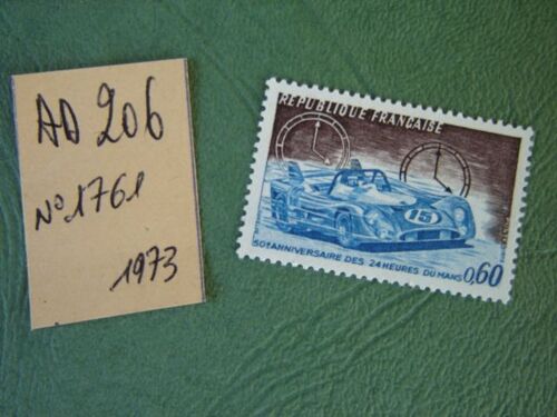 Ad 206 // Timbre France Neuf 1973*N°1761" 50 Éme  Anniversairedes 24 H Du Mans