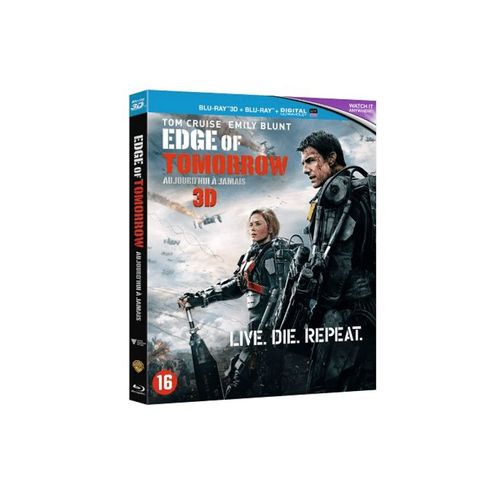 Edge Of Tomorrow (Aujourd'hui À Jamais) - Coffret Bluray 3d + Bluray 2d + Digital Ultraviolet - Edition Belge