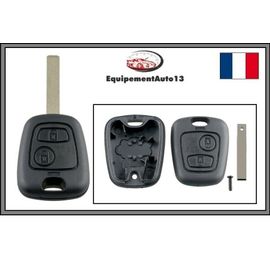 Coque Boitier Clé Pour Peugeot 307 Citroen C2 C3 + Lame Vierge