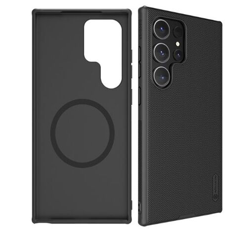 Coque Pour Samsung Galaxy S24 Ultra,Etui Housse Samsung Galaxy S24 Ultra Nillkin Frosted Shield Pro Magnétic case,support wireless charging - Noir