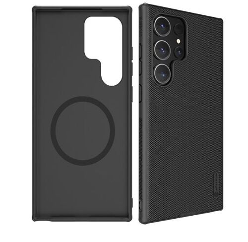 Coque Pour Samsung Galaxy S24 Ultra,Etui Housse Samsung Galaxy S24 Ultra Nillkin Frosted Shield Pro Magnétic case,support wireless charging - Noir