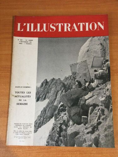 L'illustration N? 5243 Du 4 Septembre 1943 : Les Ennemis Du Sous-Marin, Staline Et Le Second Front, Villequier 1843-1943 La Gen?Se D'un Chef D'oeuvre, Les Recherches Hydrauliques Sur Mod?Les...