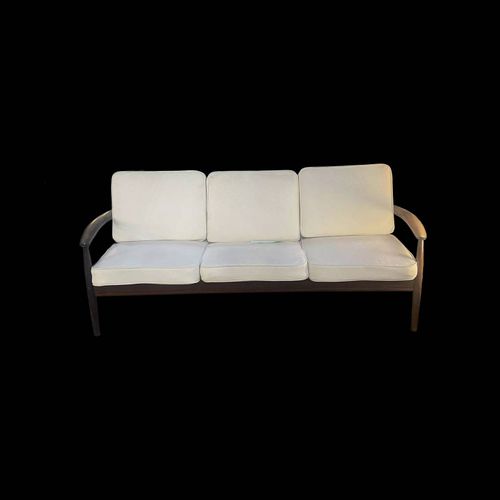 Banquette Scandinave En Teak Designer Grete Jalk Bois
