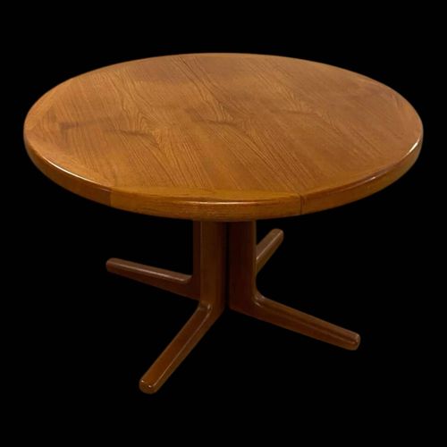 Table Manger Ronde Extensible En Teck Par Velje Danemark 1960 Bois
