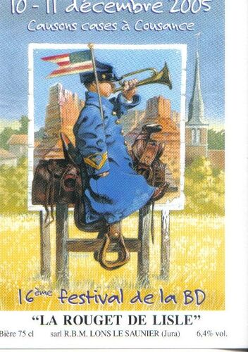 Etiquette Bière Bd Cuzor Steve Festival Cousance 2005 (Ô Boys...)