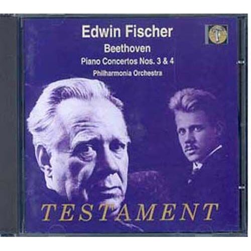 Concertos Pour Piano Nos. 3 & 4 Edwin Fischer, Piano & Dir. Philharmonia Orch. - Enr. 1954