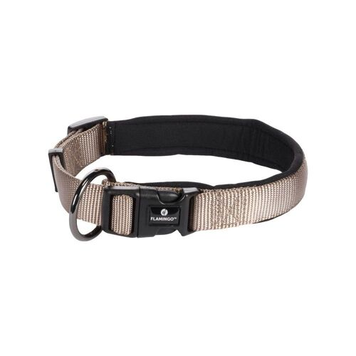 Flamingo Pet Products Collier Abbi Taupe Xs. Pour Chiens.