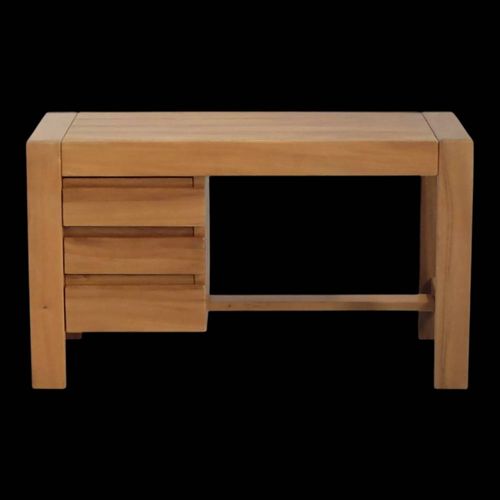 Bureau Caisson 3 Tiroirs Orme Massif Regain Bois