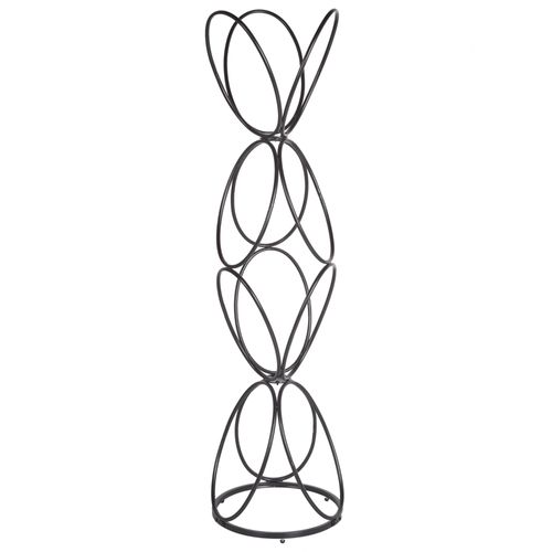 Porte-manteau en acier noir WALTERS