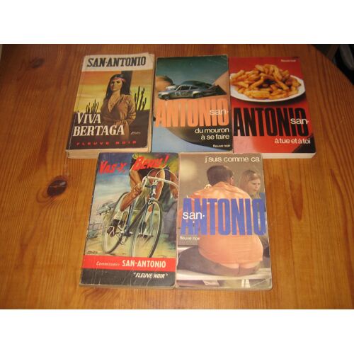 Lot 5 Romans San Antonio Année 60/70/80 Fleuve Noir