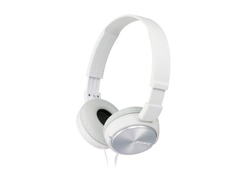 Casque audio Sony MDR-ZX310AP blanc filaire avec micro  jack 3,5mm