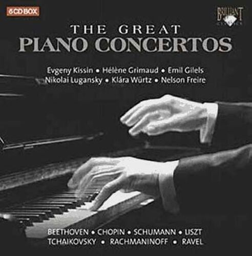 Les Grands Concertos Pour Piano De Rachmaninov (Nos. 2 Et 3), Ravel, Tchaïkovski (No. 1), Dvorak, Chopin (Nos. 1 Et 2), Beethoven (Nos. 3 Et 5), Liszt - Nos. 1 Et 2
