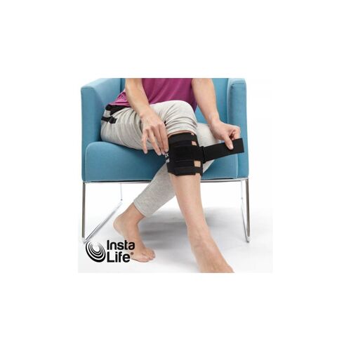 Coussinet Mollets Instalife - Venteo - Noir - Adulte - Pour Réduire Les Douleurs Aux Jambes Taille Unique/Réglable 