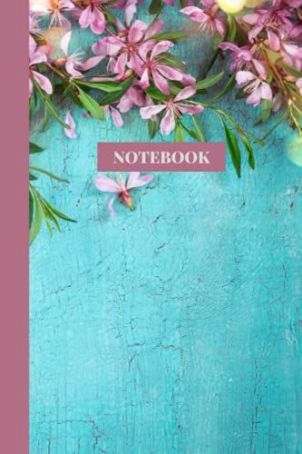 Floral Notebook: Attractive Floral Design Notebook Lined