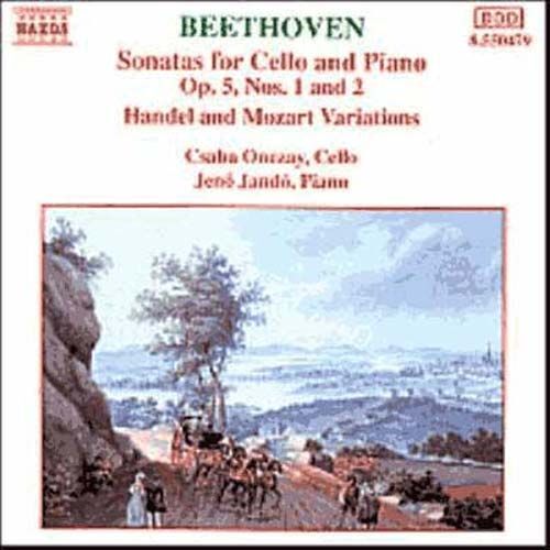 Sonatas For Cello And Piano Op.5 N° 1 & 2 Handel Et Mozart Variations