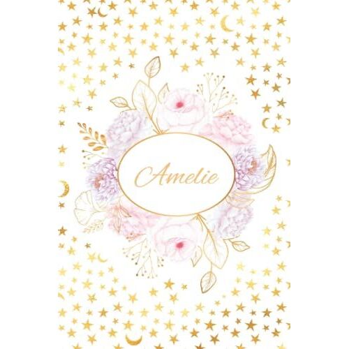Amelie: Lined Notebook With Personalized Name Amelie: 6x9 120 Pages - Personalized Name Gift, School Gifts, Gift Amelie Notebook(Art-2): Amelie: Lined ... Name Gift, School Gift, Gift Amelie