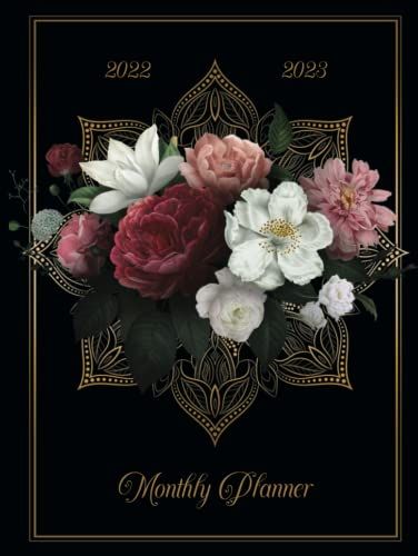 Rosy Monthly Planner 2022-2023: You Can Organize Your Appointments Or Schedule Daily Tasks With 8.25x11 Calendar Organizer. Excellent Gift For Coworkers, Friends And Family.