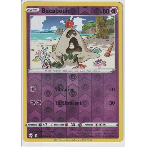 Carte Pokemon - Bacabouh - 125/264 - Reverse - Épée Et Bouclier 8 - Poing De Fusion - V.F