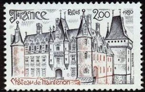 Timbre France 1980 Neuf - Château De Maintenon - 2.00 Yt 2082
