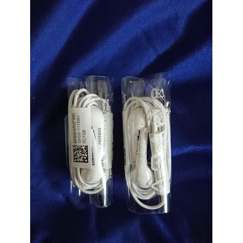 Lot De 2 Kit Mains Libres Samsung Blanc