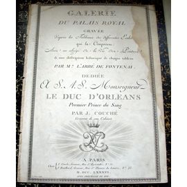 Premier Plat De Couverture"Galerie Du Palais Royal Gravée D¿Après Les Tableaux Des Différentes Écoles Qui La Composent." 1786
