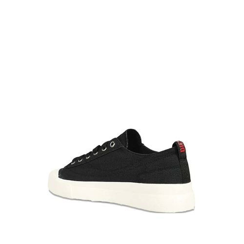 Diesel Baskets En Toile S-Athos À Bout Rond - Noir - 39
