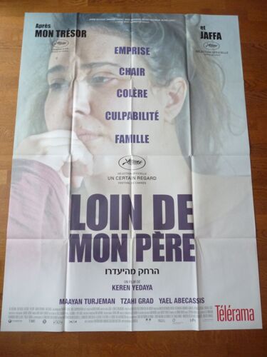 Loin De Mon Père De Keren Yedaya Avec Maayan Turjeman, Tzahi Grad- Affiche Originale De Film Format 120 X 160 Cm