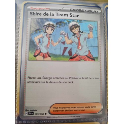 Peu Commune - Pokemon - Écarlate Et Violet De Base - Sbire De La Team Star 195/198