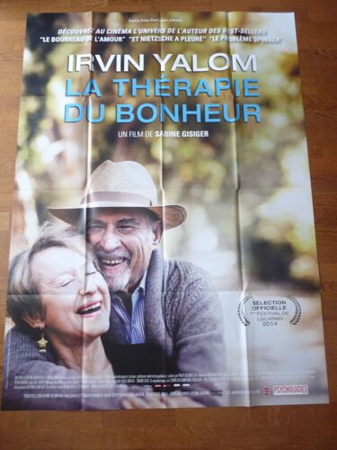 Irvin Yalom, La Thérapie Du Bonheur  De Sabine Gisiger Avec Irvin D. Yalom, Marilyn Yalom - Affiche Originale De Film Format 120 X 160 Cm