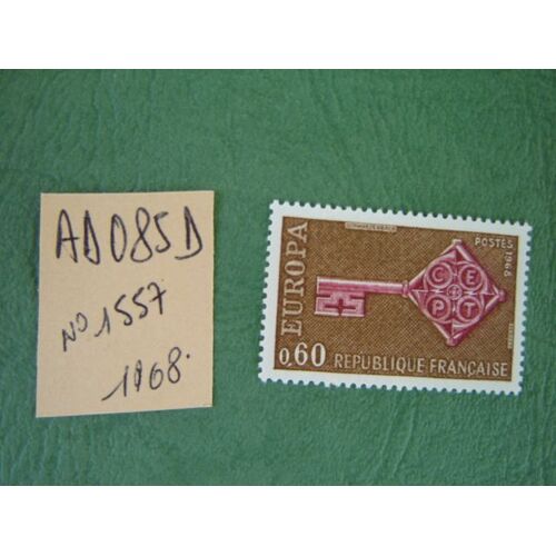 Ad 085 D //Timbre France Neuf 1968*N°1557 "Europa""