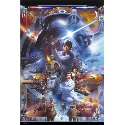 Star Wars - 30th Anniversary - Affiche / Poster Envoi En Tube