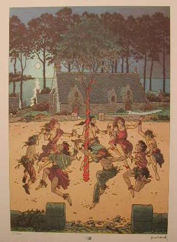 Juillard - Farandole - Affiche / Poster Envoi En Tube