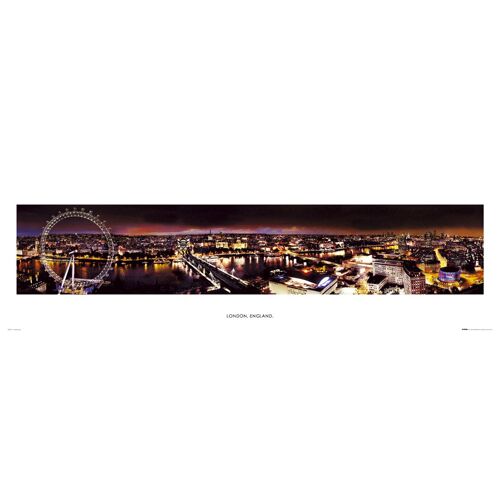 London - England - By Night - Affiche / Poster Envoi En Tube