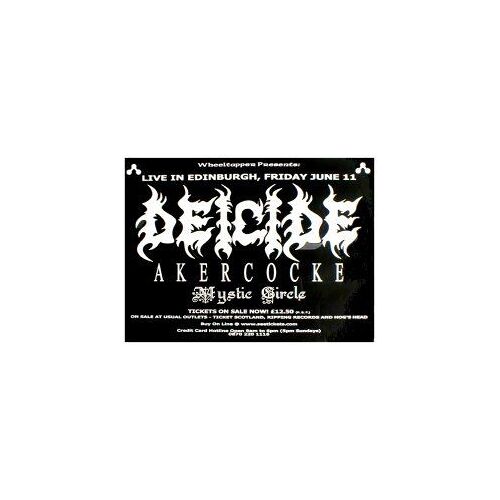 Deicide - Live In Edinburgh 2004 - Affiche / Poster Envoi En Tube