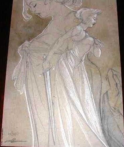 Alice  / Alex - Femme N°/S 280ex - Affiche / Poster Envoi En Tube