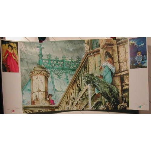 Stalner - Jaquette Fabien + 2 Marques Pages 350 Ex  N°/S - Affiche / Poster Envoi En Tube