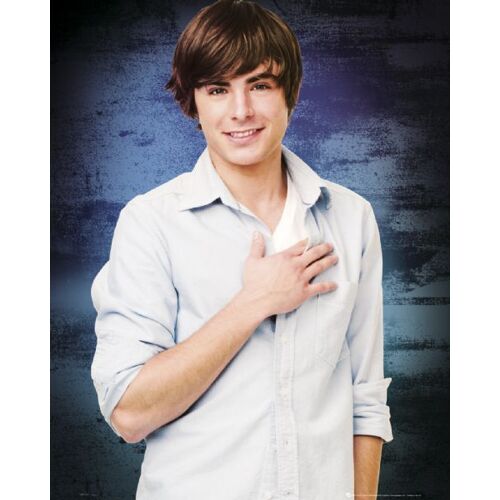 Zac Efron - Shirt - Affiche / Poster Envoi En Tube