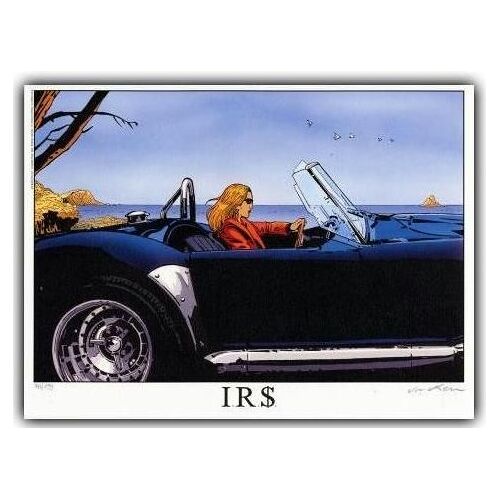 Vrancken - Irs / Ir$ N°5 N°/S 199ex - Affiche / Poster Envoi En Tube