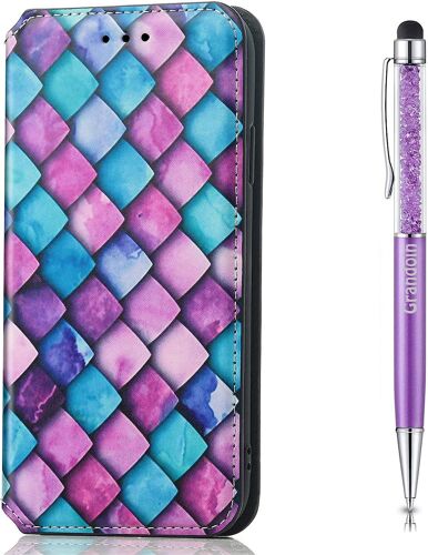 Coque pour Nokia 8.3, Housse Nokia 8.3, Etui Rabat Protection Housse Premium en Cuir PU,Pochette Fermeture Magntique,Flip Case Compatible avec Nokia 8.3 (Violet)