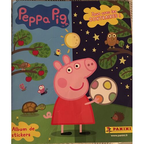 Lot De 8 Images Et / Cartes Panini " Peppa Pig Joue Avec Les Contraires " (2015) Au Choix