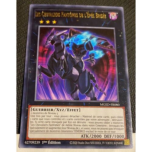Yu Gi Oh Mged Fr080 Les Chevaliers Fantômes De L'épée Brisée Rare