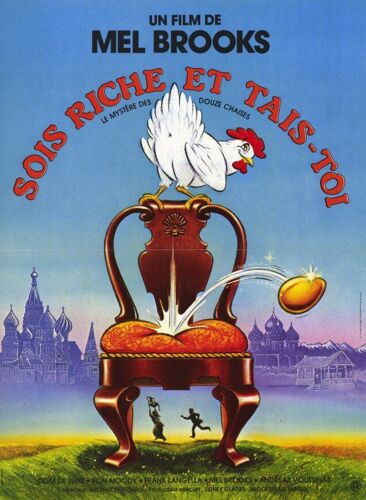 Sois Riche Et Tais-Toi - Mel Brooks - Affiche Cinema Originale