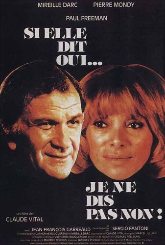 Si Elle Dis Oui Je Dis Pas Non - Mireille Darc - Affiche Cinema Originale