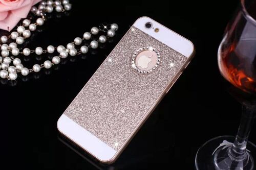 COQUE BLING DIAMOND IPHONE 6 6S (4"7) DORÉE GOLD PC CASE ETUI BUMPER HOUSSE
