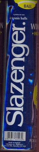 Slazenger - Balles De Tennis Wimbledon Hight Visibility- Tube De 4 Balles