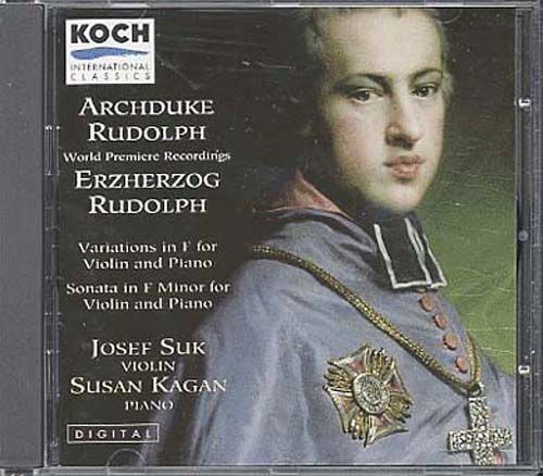 Son. & Variations Pour Violon & Piano Suk, Violon & Kagan, Piano