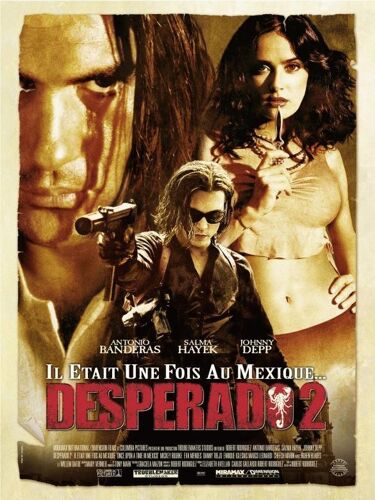 Desperado 2 - Salma Hayek - Affiche Cinema Originale