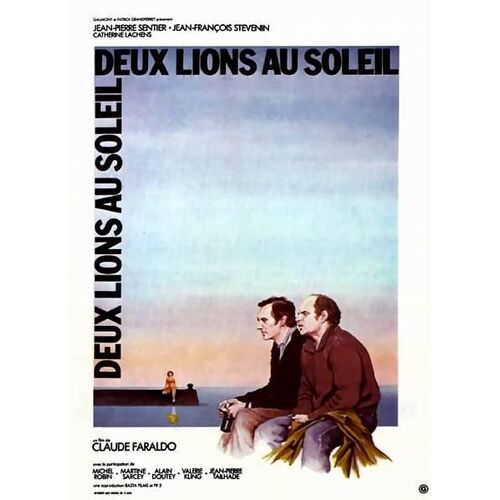 Deux Lions Au Soleil - Claude Feraldo - Affiche Cinema Originale