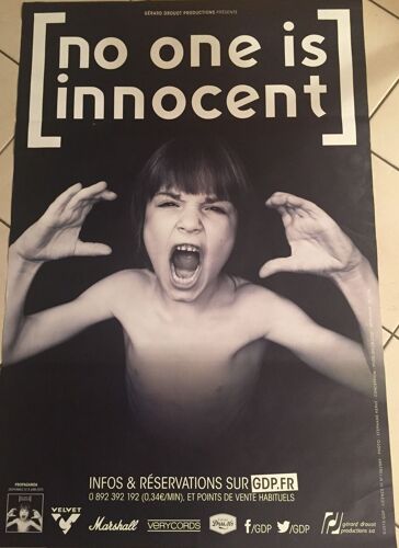 No One Is Innocent - 2015 - Propaganda - Affiche Musique / Concert / Poster