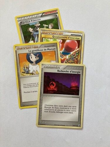 (1303) Fan Club Pokemon + Questionnaire D'interview + La Gentillesse De Maman + Recherche D'énergie (Pokemon)